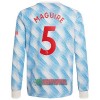 Oficiální Fotbalový Dres s Dlouhý Rukáv Manchester United Harry Maguire 5 Hostující 2021-22 pro Muži